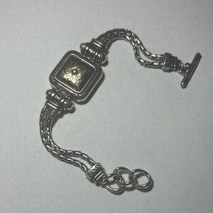 Vintage Brighton Unique Two-Tone Watch Style Bracelet